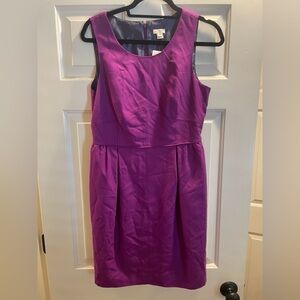 J. Crew dress purple fuschia